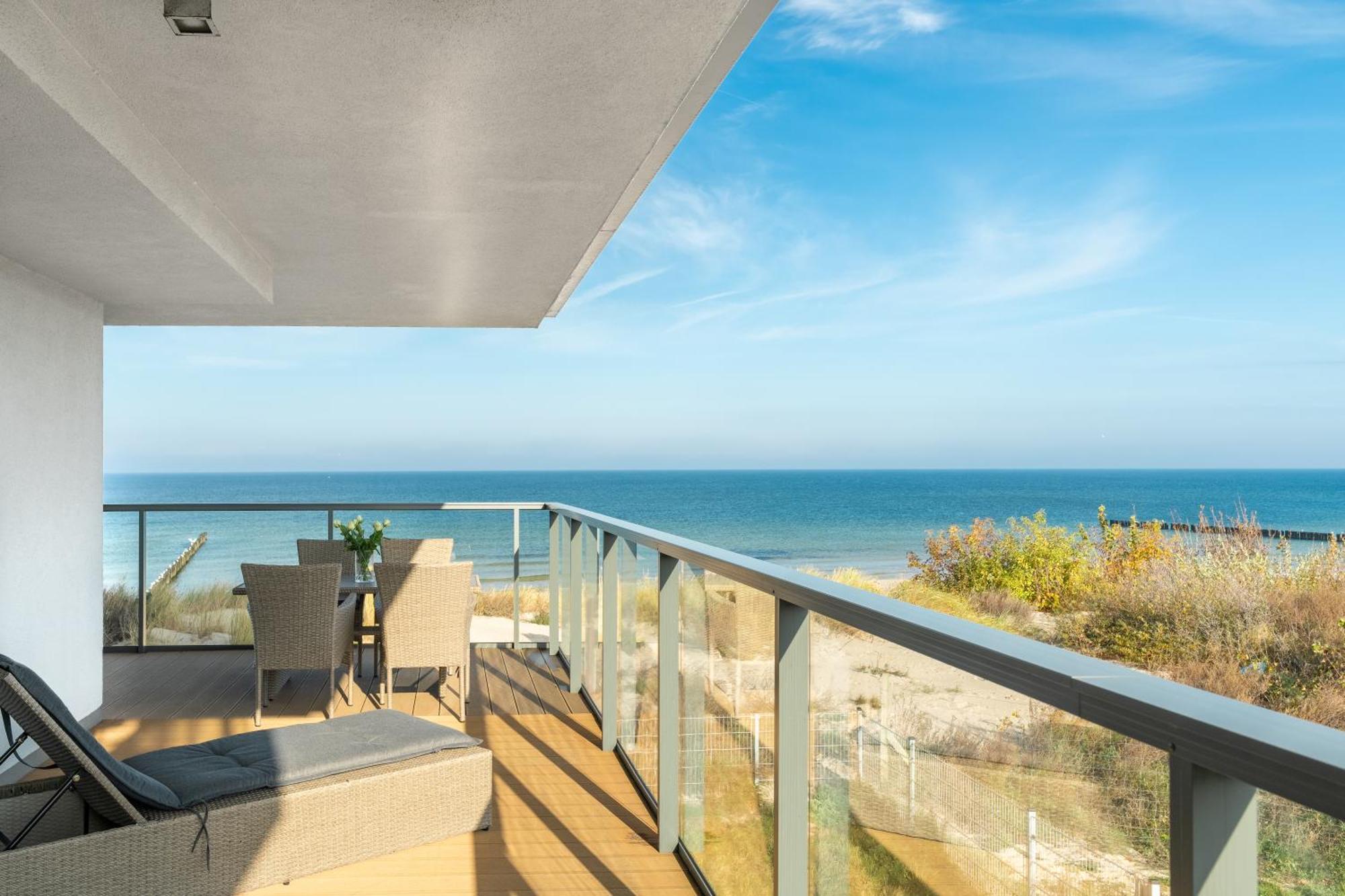 Dune - Frontowy Widok Na Morze W Gardenia Apartment Dziwnów